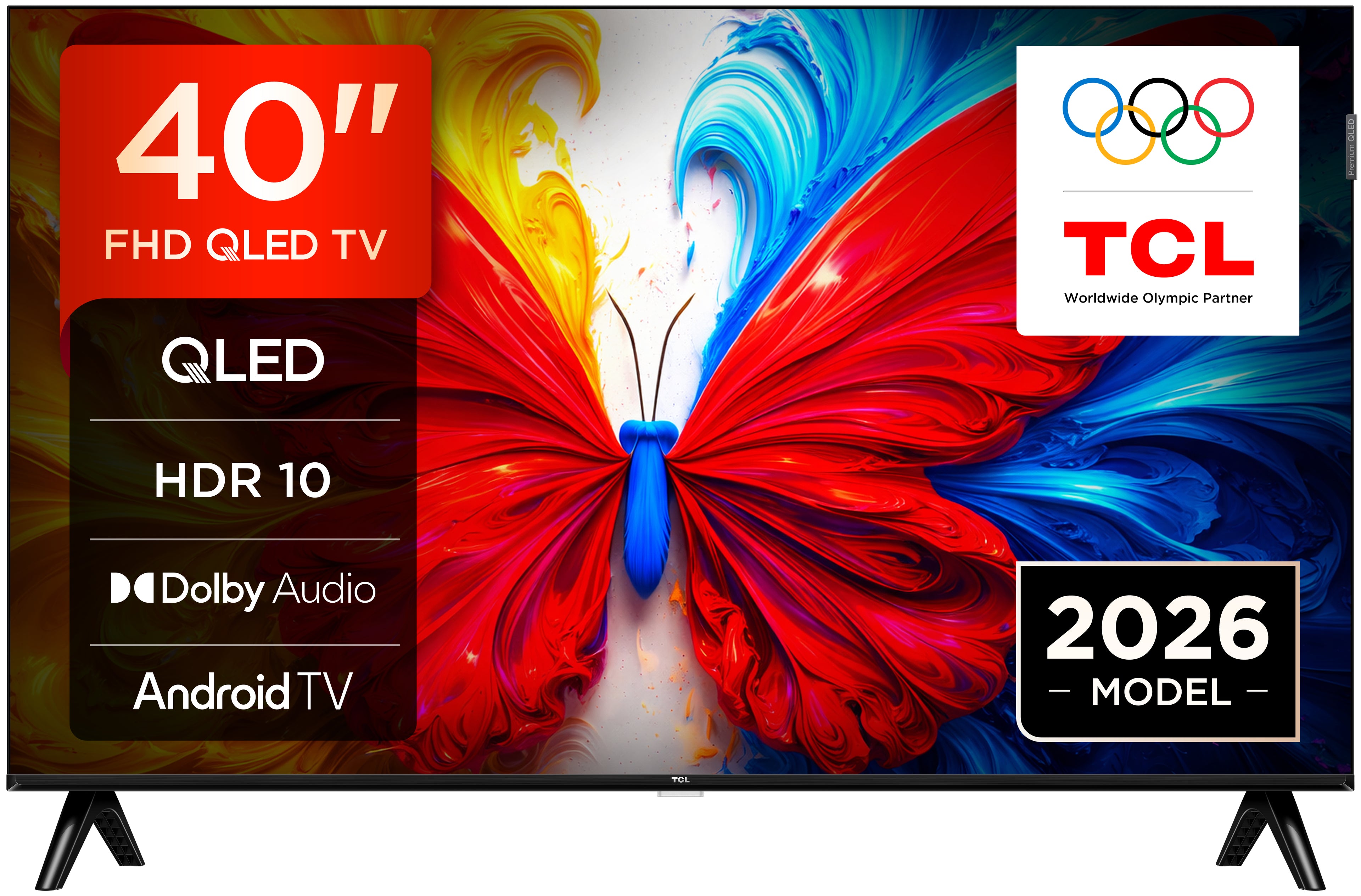 TCL S5L 40S5L TV 101,6 cm (40") Full HD Smart TV Wifi Noir 300 cd/m²