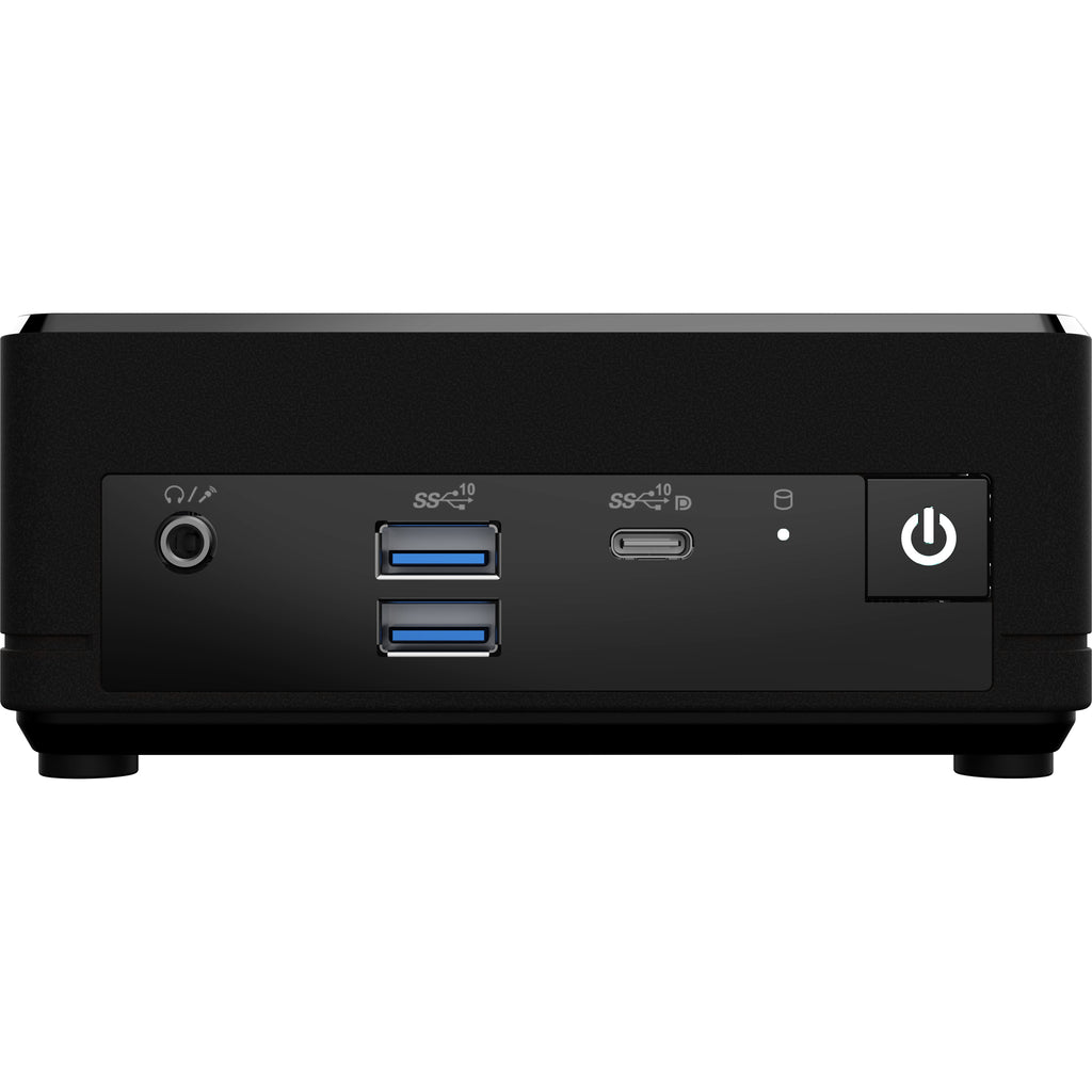 MSI Cubi N ADL S-254AT Intel® N N200 4 Go DDR4-SDRAM 128 Go SSD Windows 11 Pro Mini PC Noir