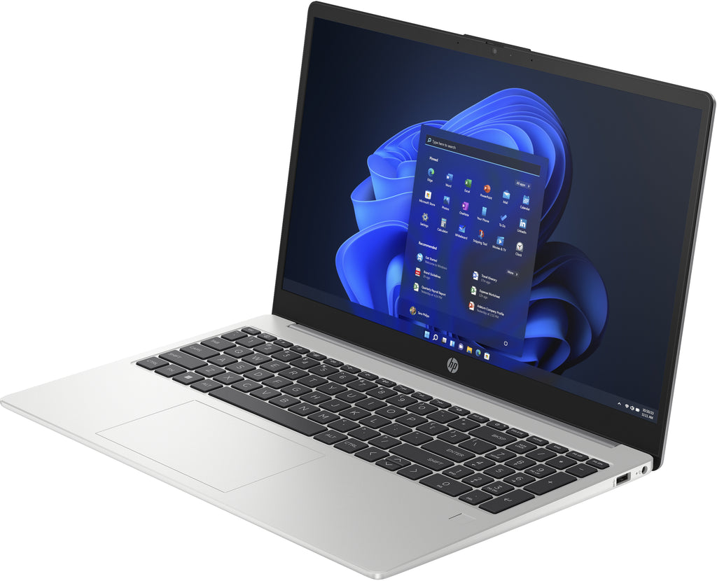 HP 250 G10 Intel® Core™ i5 i5-1334U Ordinateur portable 39,6 cm (15.6") Full HD 16 Go DDR4-SDRAM 512 Go SSD Wi-Fi 6 (802.11ax) Windows 11 Home Argent