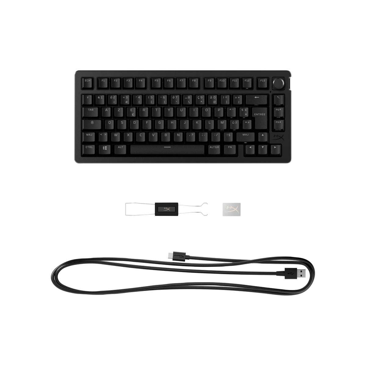 HyperX Alloy Rise 75 Clavier Gamer Mécanique 75% Personnalisable
