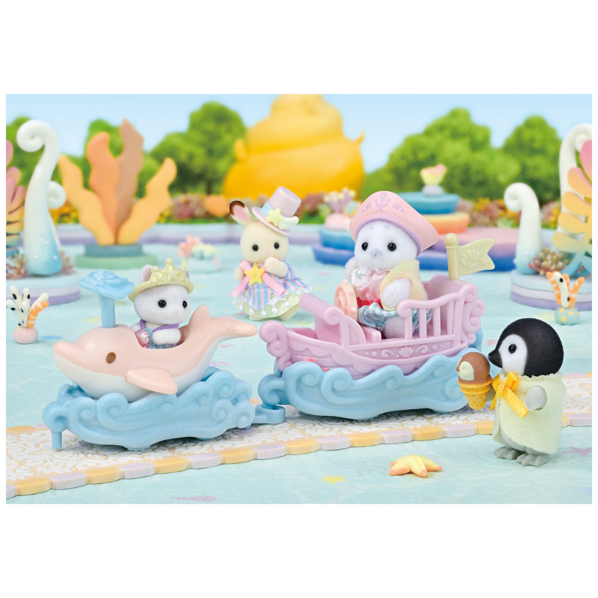 Sylvanian Families Le petit train de la mer