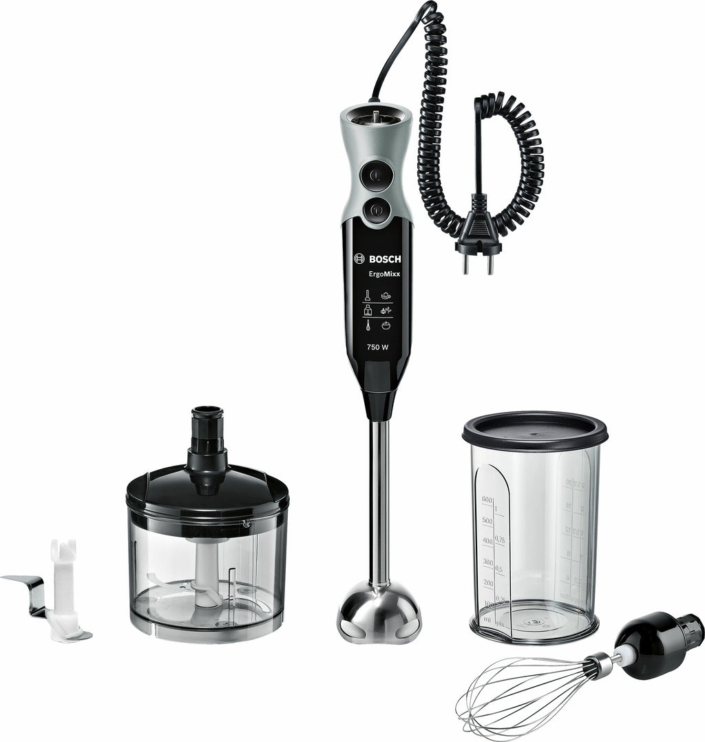Bosch Bosch MSM67170 blender Mélangeur par immersion 750 W Noir, Argent