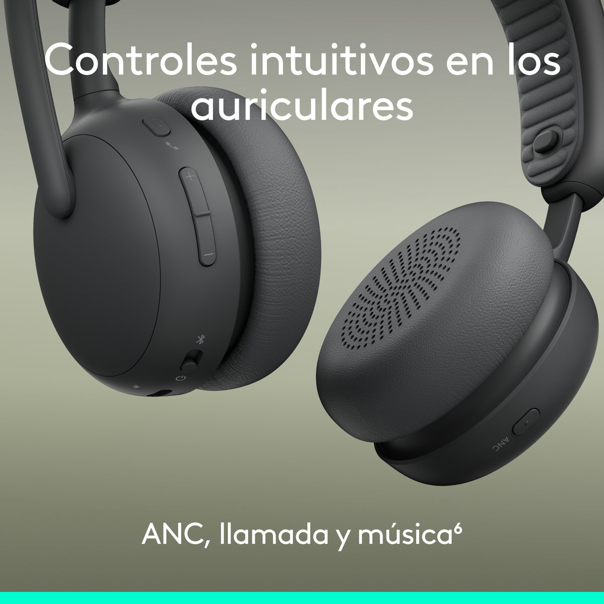 Logitech Zone Wireless 2 ES Kabel & trådløs Høretelefoner Grå