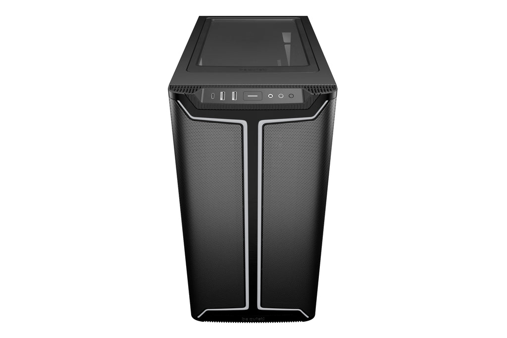be quiet! Pure Base 501 Noir, Boîtier PC Vitré, Mini ATX / Micro ATX / ATX, 3 Ventilateurs Pure Wings 3 140mm PWM, Bande