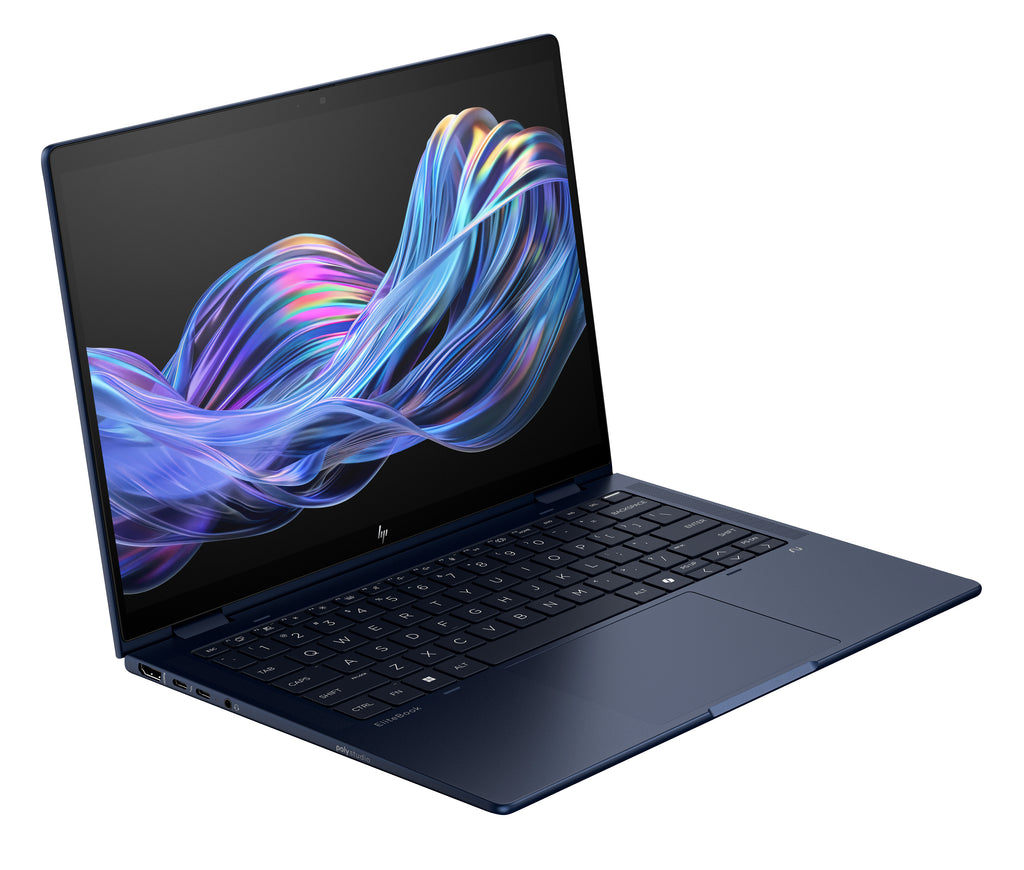 HP EliteBook X Flip EBXFlG1i14AI U5 228V 14 32GB/512 PC N Copilot+ PC Intel Core Ultra 5 Hybride (2-en-1) 35,6 cm (14") Écran tactile WUXGA 32 Go LPDDR5x-SDRAM 512 Go SSD Wi-Fi 7 (802.11be) Windows 11 Pro Bleu