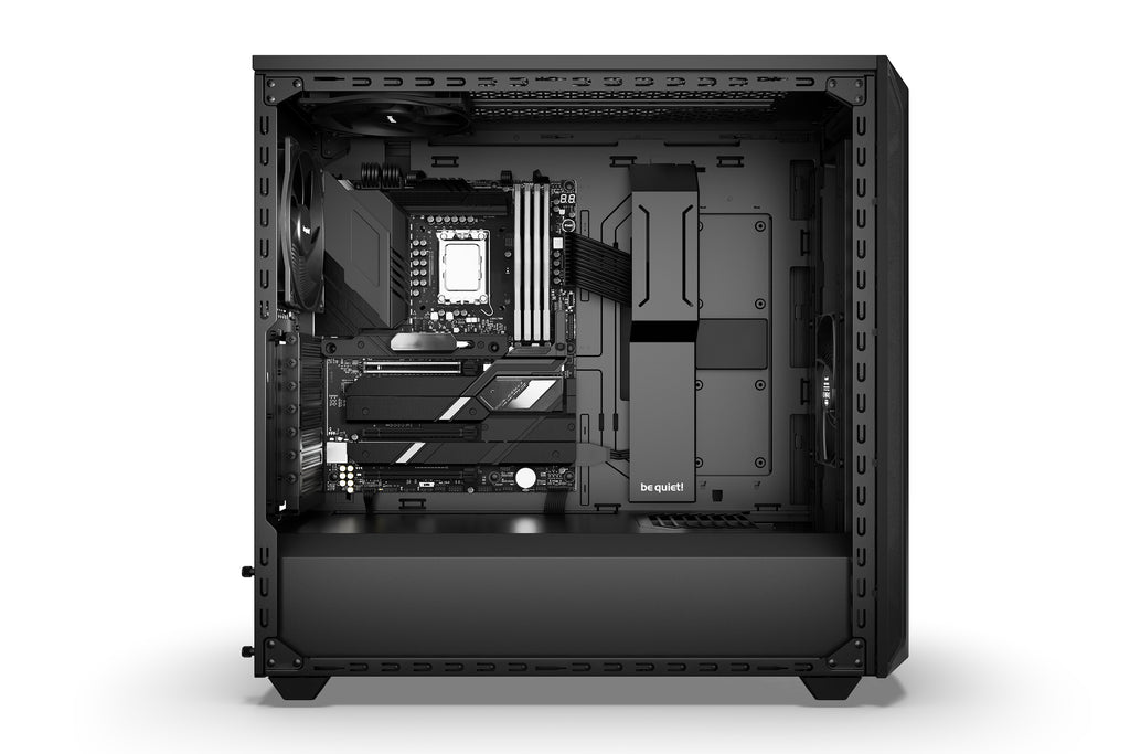 be quiet! Shadow Base 800 Noir | Boîtier PC vitré, Mini ITX / Micro ATX / ATX / E-ATX, 3 ventilateurs Pure Wings 3 140 mm PWM