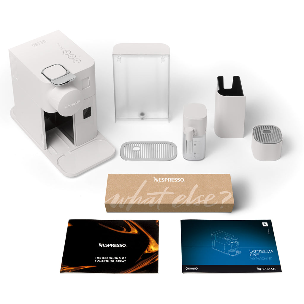 De’Longhi Lattissima One EN510.W Machine à Espresso Entièrement Automatique, 1 L, Blanc