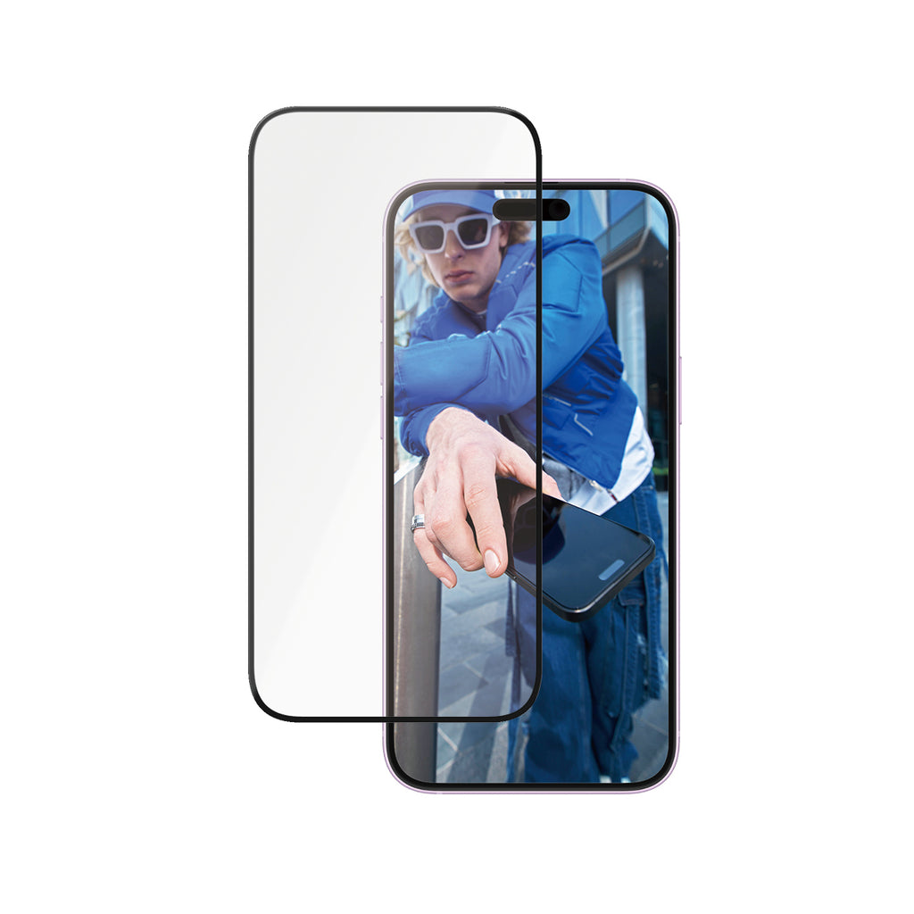 PanzerGlass ® Ceramic Screen Protector iPhone 16 Plus | 15 Plus | Ultra-Wide Fit w. EasyAligner Protection d'écran transparent Apple 1 pièce(s)