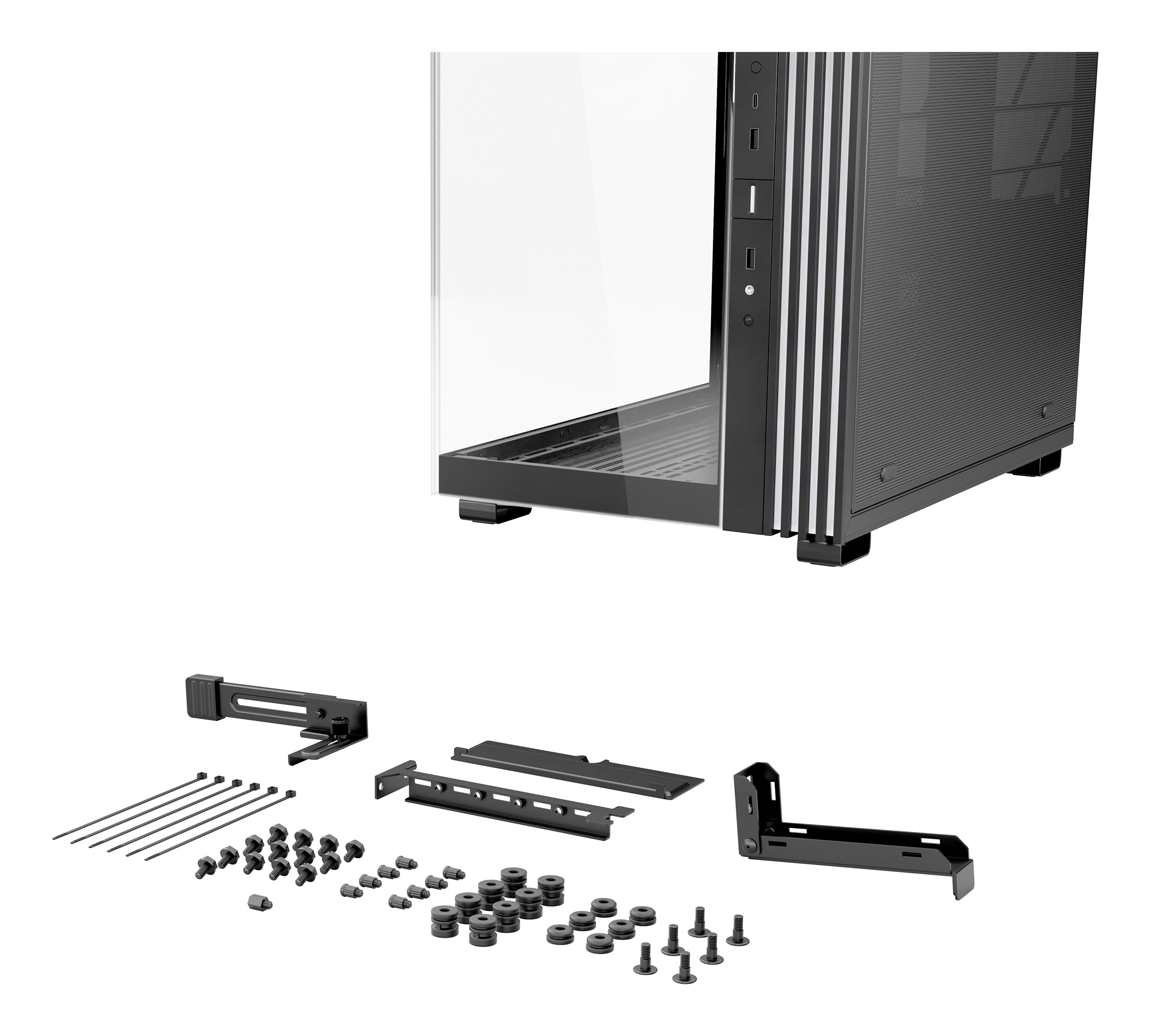 be quiet! Light Base 600 DX Noir | Boîtier PC ARGB vitré, Mini ITX / Micro ATX / ATX