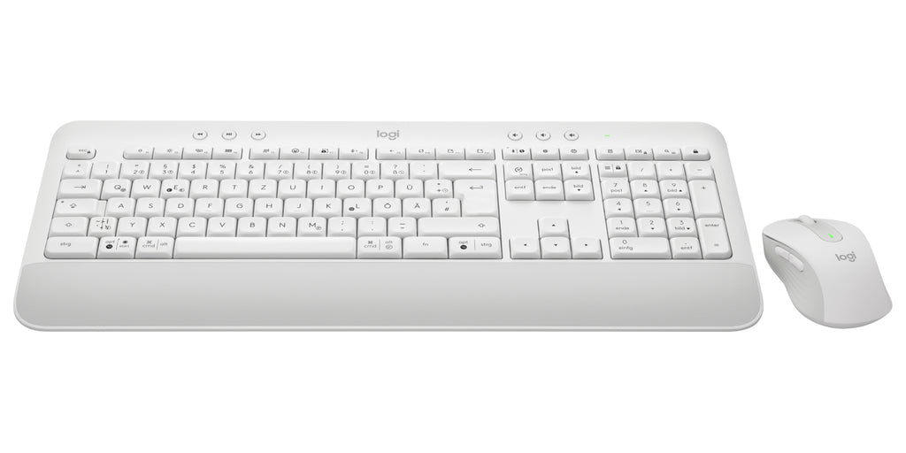 Logitech 920-011022 teclado Ratón incluido Oficina Bluetooth QWERTZ Alemán Blanco