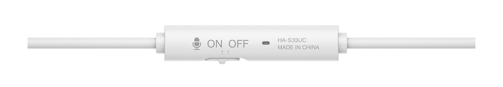 JVC HA-S33UC Casque Avec fil Arceau Appels/Musique USB Type-C Blanc