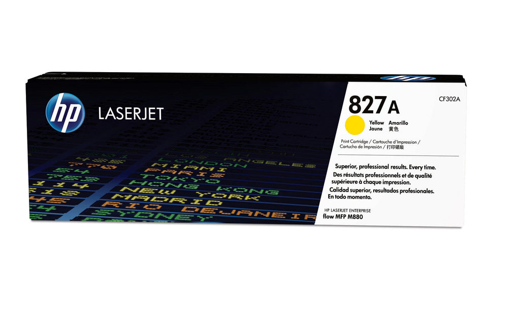 HP 827A toner LaserJet jaune authentique