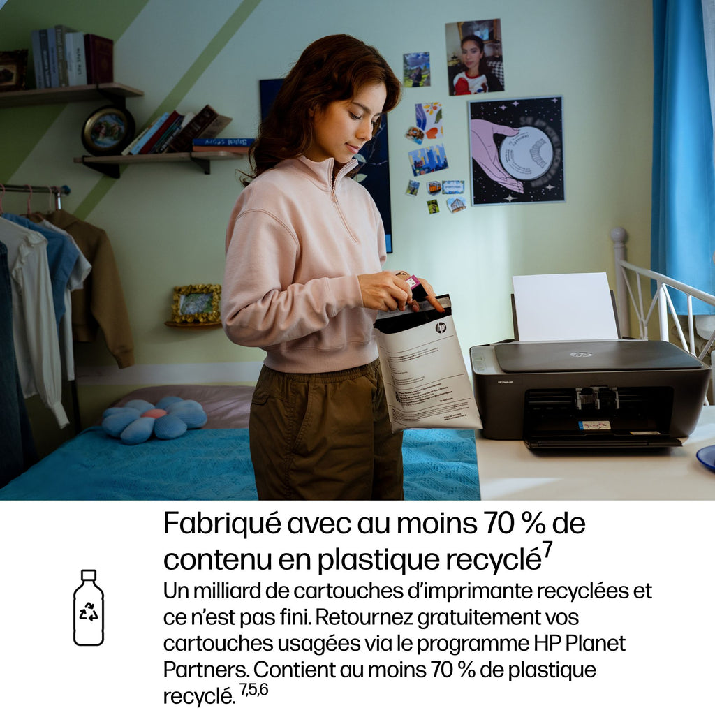 HP DeskJet 2910 Sans fil All-in-One Couleur Imprimante, Instant Ink