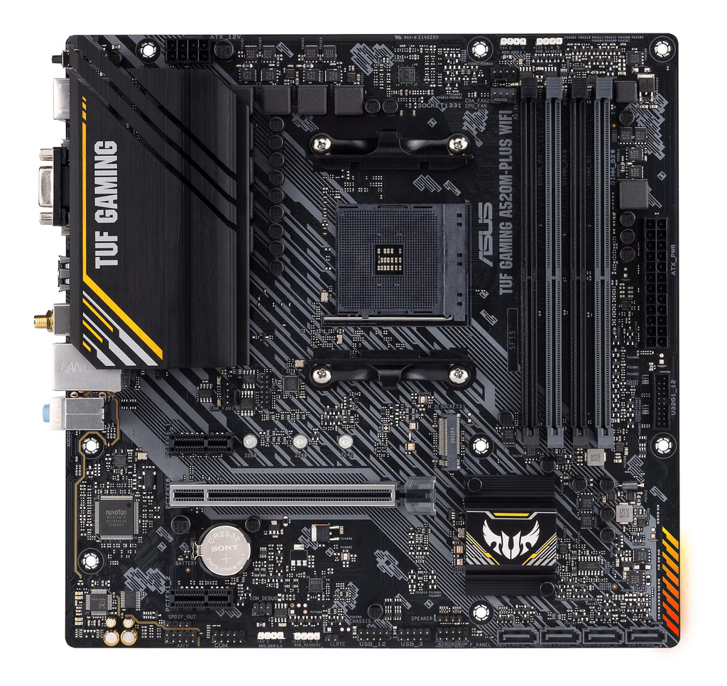 ASUS TUF GAMING A520M-PLUS WIFI AMD A520 Emplacement AM4 micro ATX