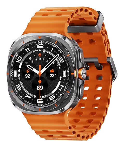 Samsung Samsung Galaxy Watch Ultra 3,81 cm (1.5") AMOLED 47 mm Numérique 480 x 480 pixels Écran tactile 4G Gris, Titane Wifi GPS (satellite)