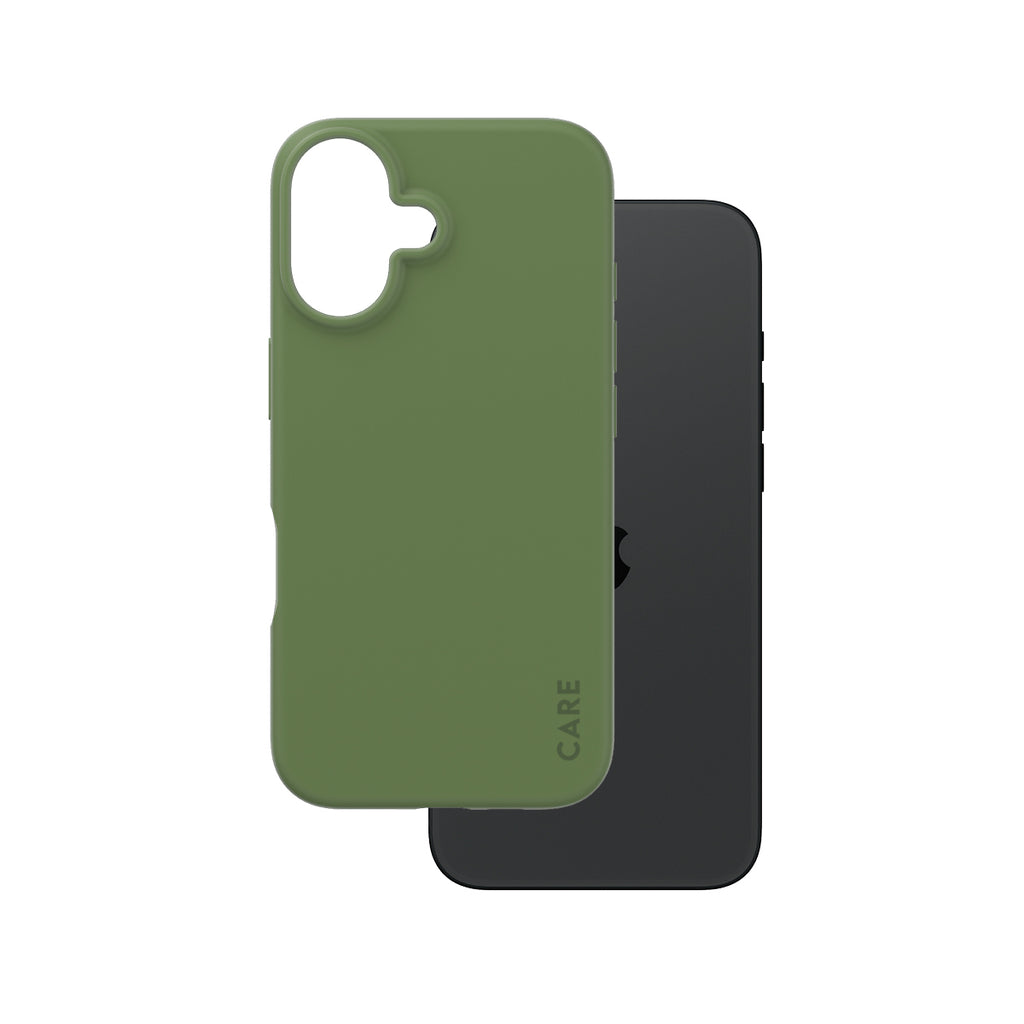 PanzerGlass CARE™ by ® Case Green iPhone 16 coque de protection pour téléphones portables Housse Vert
