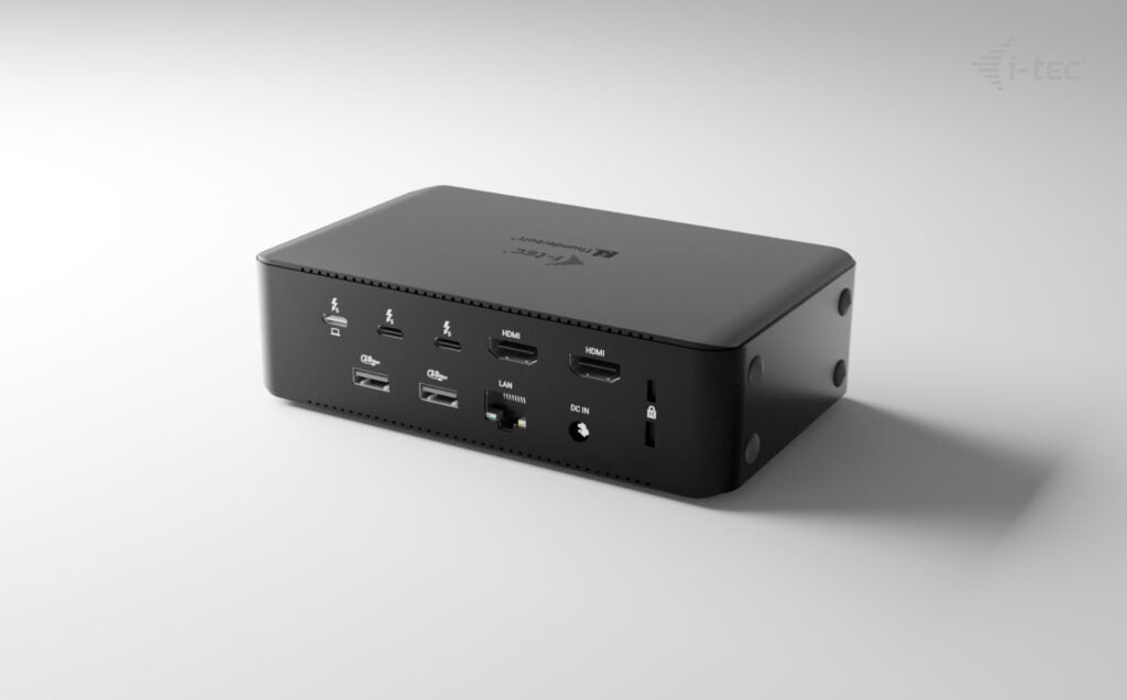 i-tec Thunderbolt 5 Quattro Display Docking Station, 5x USB, 2.5G LAN, Power Delivery 140W