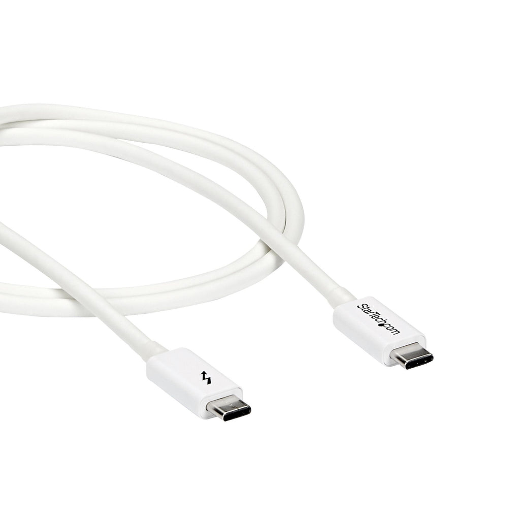 StarTech.com Câble Thunderbolt 3 1 m 20 Gb/s Blanc