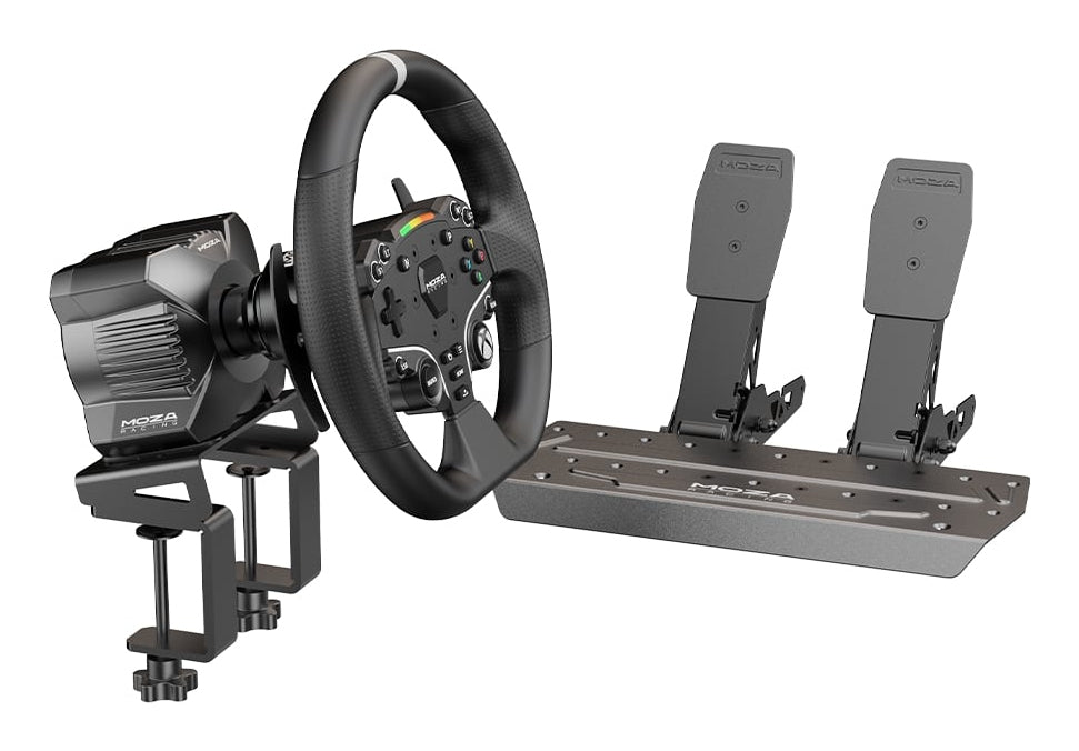 Moza Racing RS053 Volant et Pédales USB Noir pour PC, Xbox One, Xbox Series S/X