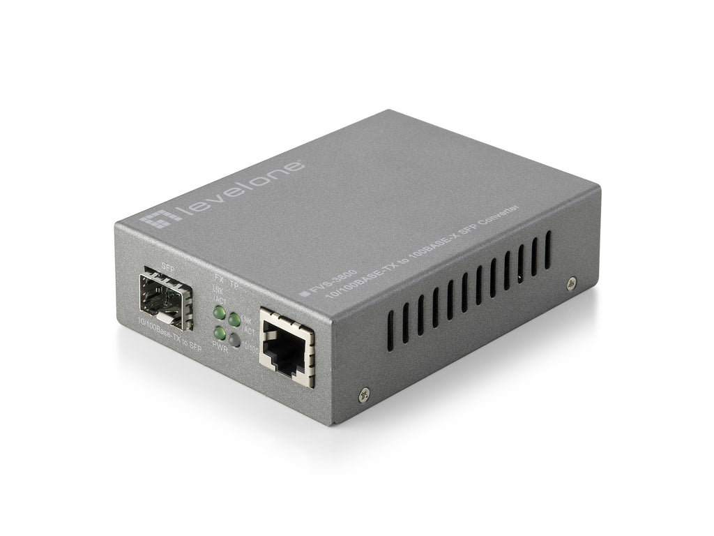 Convertisseur de Support Réseau FVS-3800 100 Mbit/s, Gris