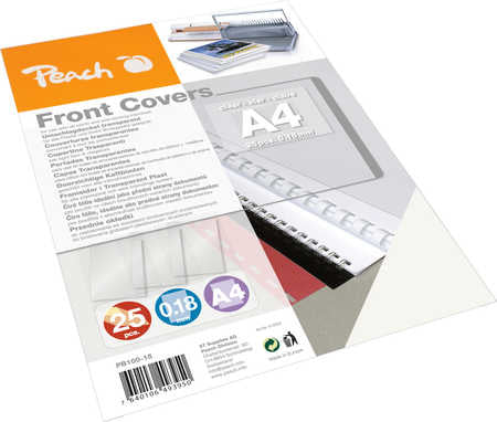 Protège-documents A4 Transparent, Lot de 25 Pièces