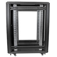 StarTech.com Armoire Rack Serveur 22U 19" Verrouillable avec Roulettes et Rails Ajustables