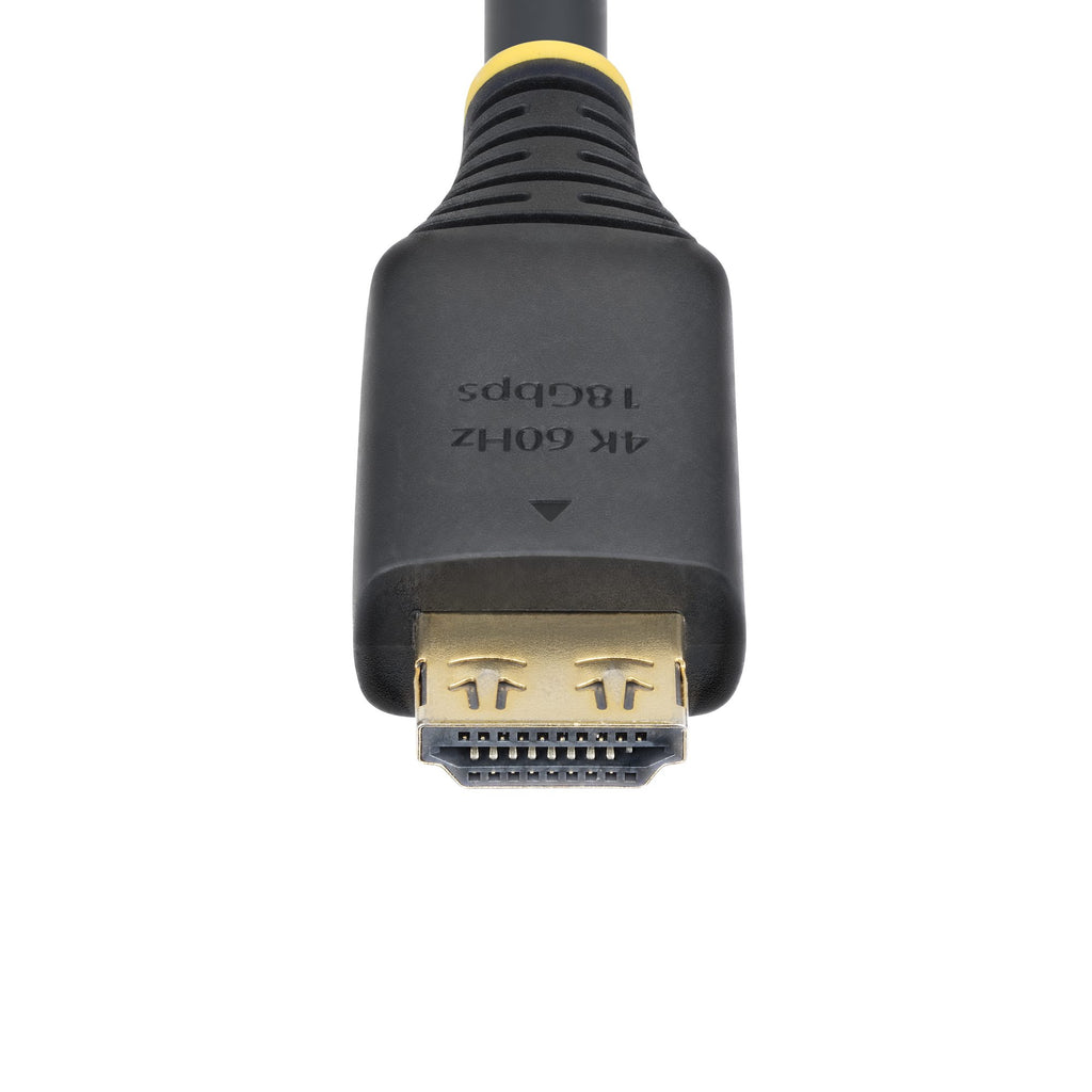StarTech.com Câble HDMI Haute Vitesse 5 m avec Connecteurs à Verrouillage, 4K 60 Hz, 18 Gbps, HDR10, HDCP 2.2, ARC, Gain
