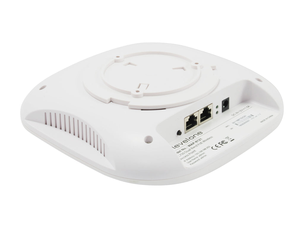 LevelOne WAP-8121 Point d'Accès Sans Fil 433 Mbit/s PoE Blanc