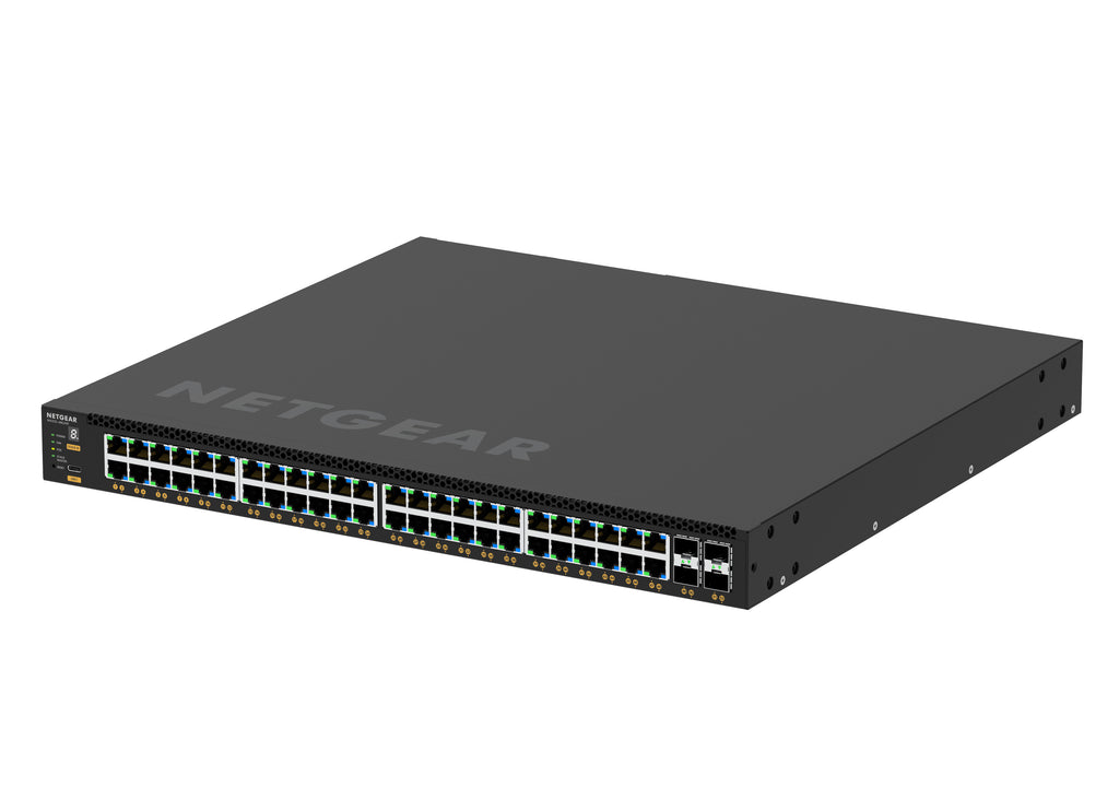 NETGEAR GSM4352 Géré L3 Gigabit Ethernet (10/100/1000) Connexion Ethernet, supportant l'alimentation via ce port (PoE) 1U Noir - vue 5