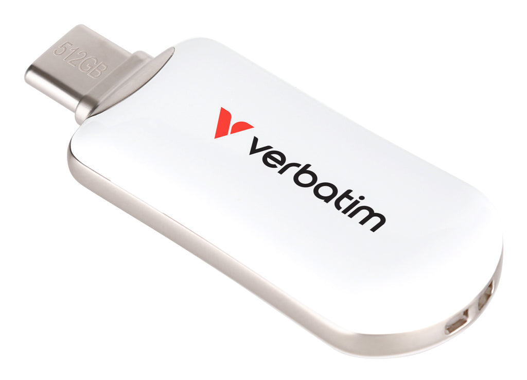 Verbatim 30231 lecteur USB flash 512 Go USB Type-C 3.2 Gen 1 (3.1 Gen 1) Blanc