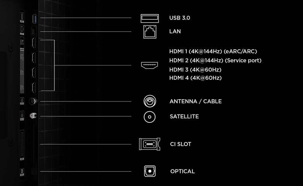 TCL A400 55A400 TV 139,7 cm (55") 4K Ultra HD Smart TV Wifi Noir 600 cd/m² - vue 5