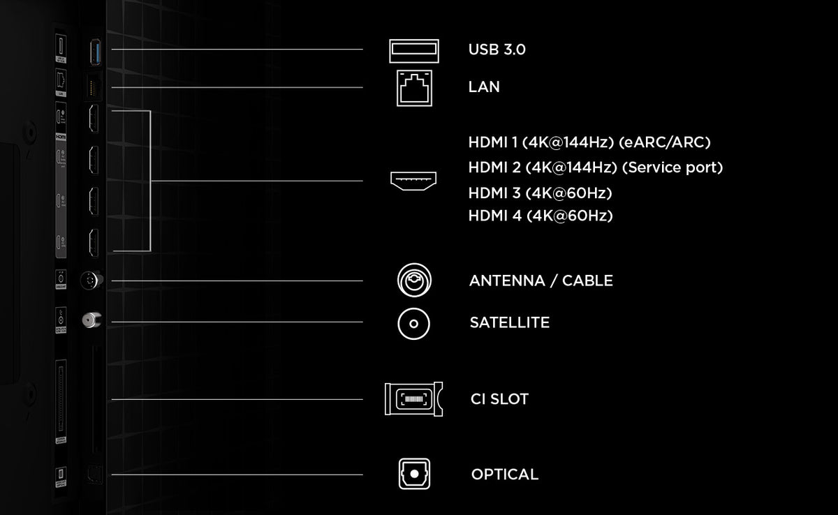 TCL A400 55A400 TV 139,7 cm (55") 4K Ultra HD Smart TV Wifi Noir 600 cd/m² - vue 5