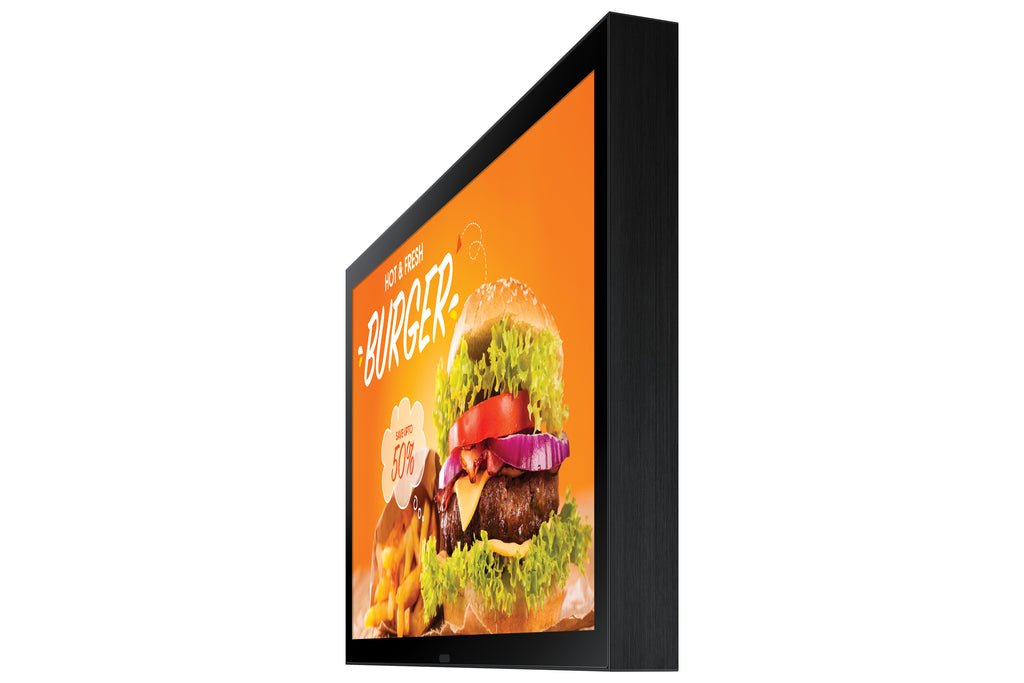 Samsung Samsung OH24B Écran plat de signalisation numérique 61 cm (24") LCD Wifi 1500 cd/m² Full HD Noir Intégré dans le processeur Tizen 6.5 24/7