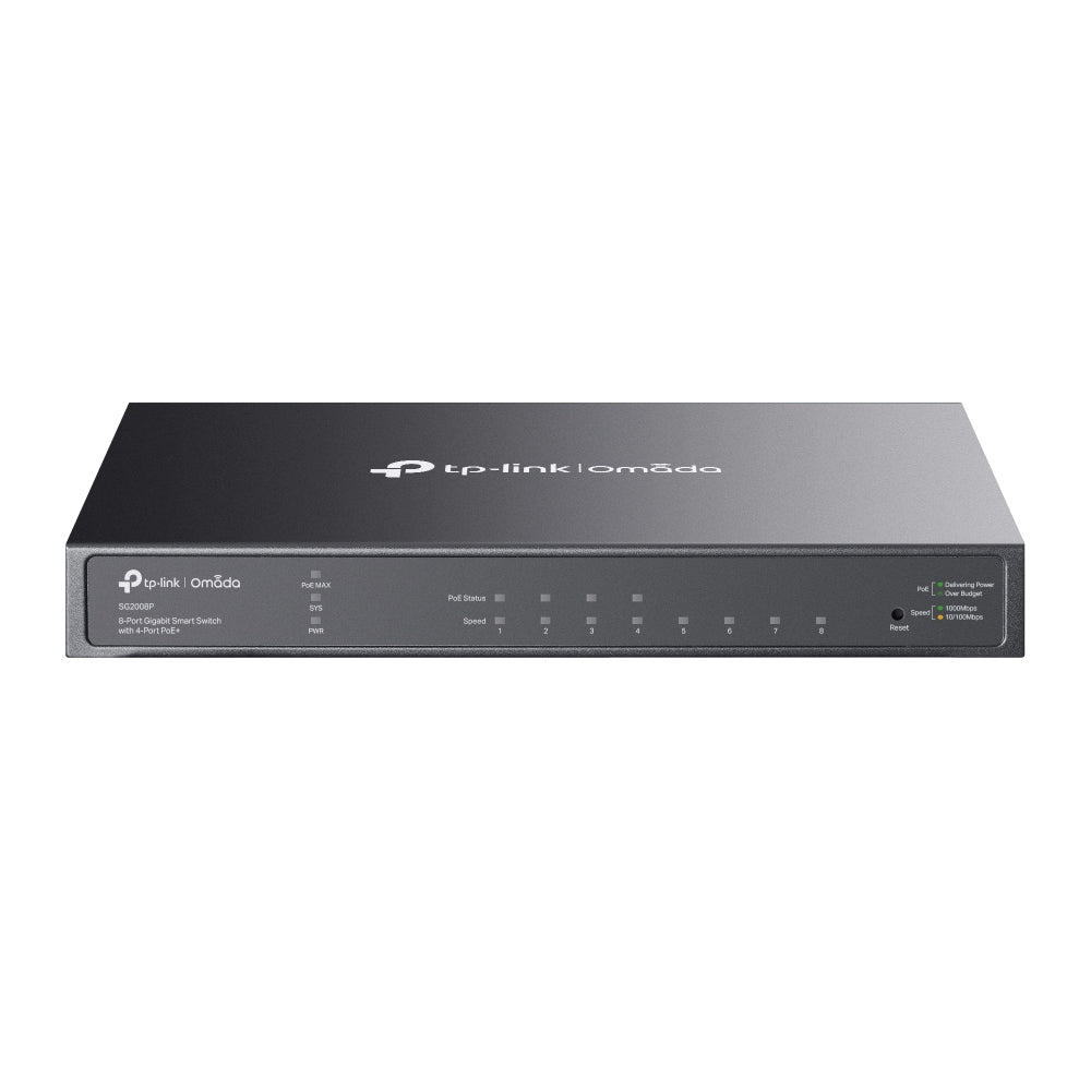 TP-Link Omada TL-SG2008P Géré L2/L2+ Gigabit Ethernet (10/100/1000) Connexion Ethernet, supportant l'alimentation via ce