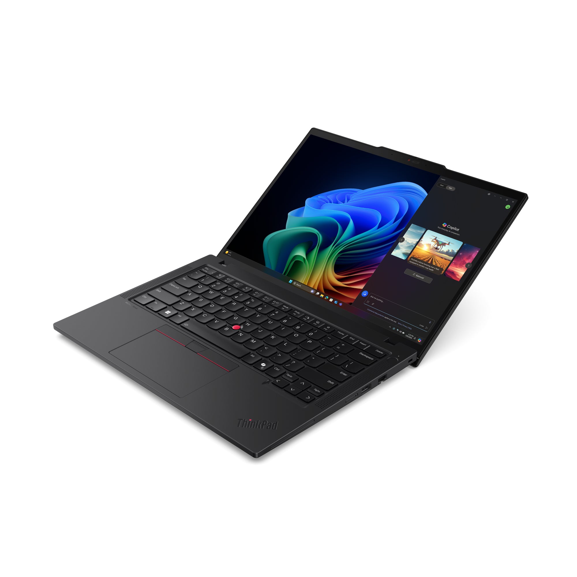 Lenovo ThinkPad T14 Gen 6 (AMD) Copilot+ PC AMD Ryzen AI 5 340 Ordinateur portable 35,6 cm (14") WUXGA 16 Go DDR5-SDRAM 512 Go SSD Wi-Fi 7 (802.11be) Windows 11 Pro Allemand Noir