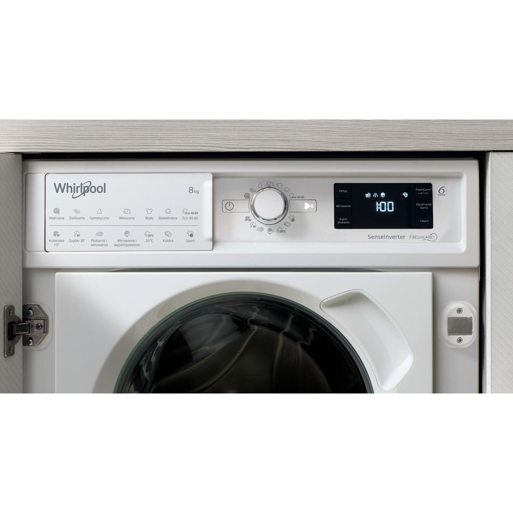 Whirlpool BI WMWG 81485 PL machine à laver Charge avant 8 kg 1351 tr/min Blanc