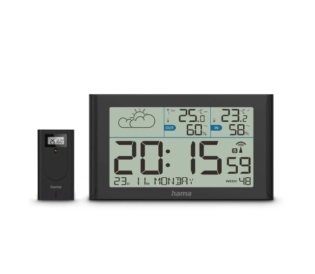 Hama 00222216 station météo numérique Noir Batterie