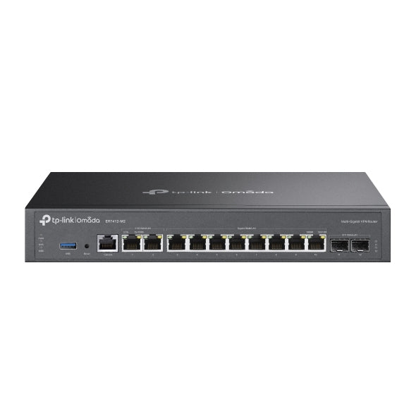TP-Link Omada ER7412-M2 Routeur Gigabit Ethernet 2.5G, Noir
