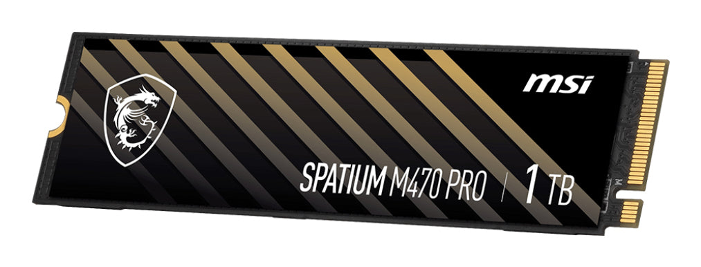 MSI Spatium M470 PRO PCIe 4.0 NVMe M.2 1TB 1 To PCI Express 4.0 3D NAND - vue 2