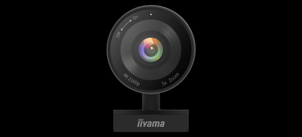 iiyama UC-CAM10PRO-1 Webcam 4K Ultra HD 8,46 MP USB-C Noir