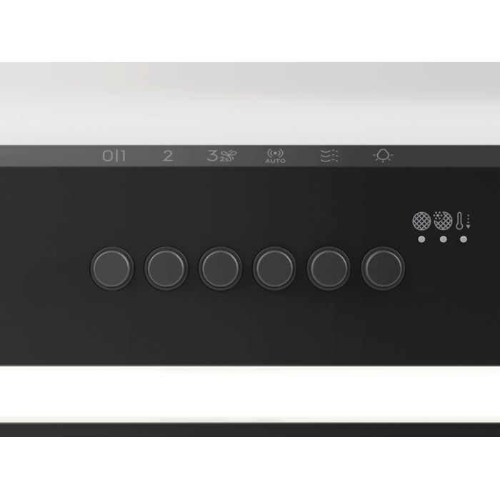 Electrolux LFG815K Montée au mur Noir 650 m³/h