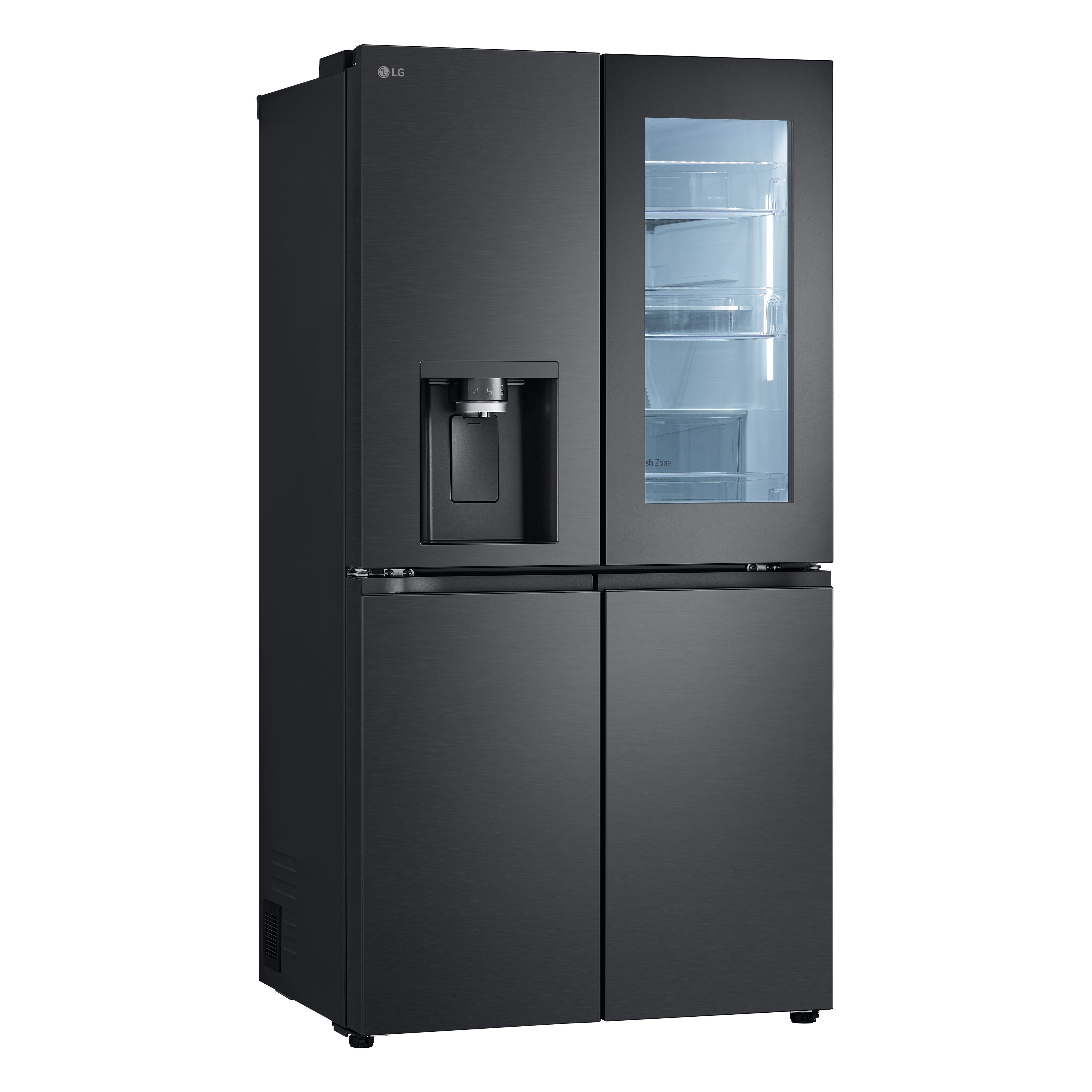 LG InstaView GMG960EVJE frigo américain Pose libre 638 L Noir