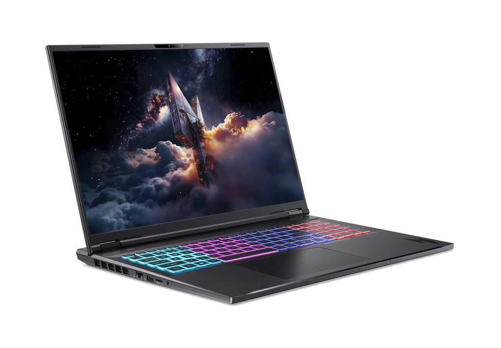 Acer Nitro 18 AI AMD AN18-61-R4KD AMD Ryzen AI 7 350 Ordinateur portable 45,7 cm (18") WQXGA 32 Go DDR5-SDRAM 1 To SSD NVIDIA GeForce RTX 5070 Ti Wi-Fi 6E (802.11ax) DOS gratuit Noir