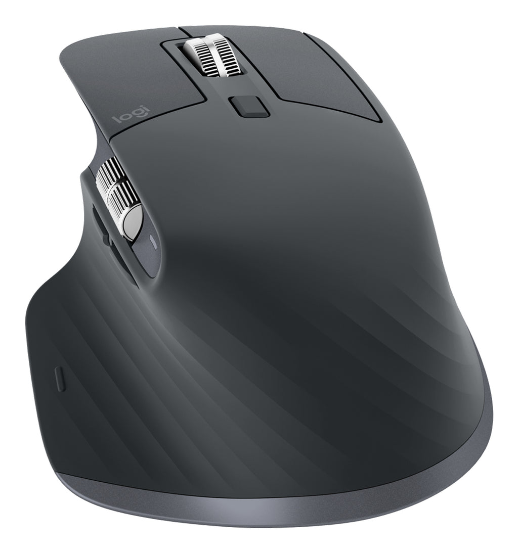 Logitech MX Master 3S, ratón inalámbrico de alto rendimiento con desplazamiento ultrarrápido, Ergo, 8000 DPI, seguimiento sobre cristal, clics discretos, Bluetooth, Windows, Linux y Chrome