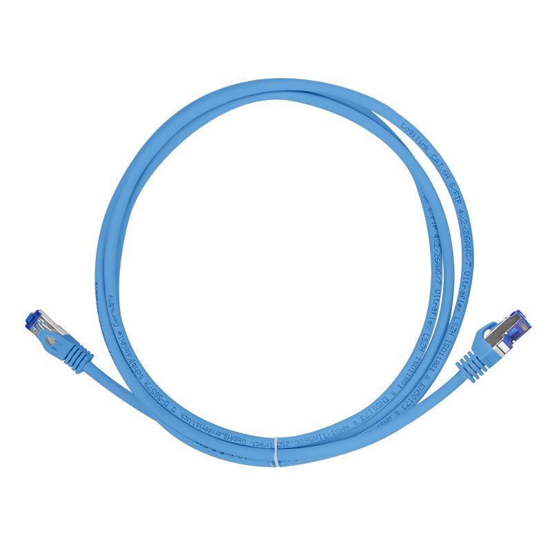 LogiLink C6A016S câble de réseau Bleu 0,25 m Cat6a S/FTP (S-STP) Rond