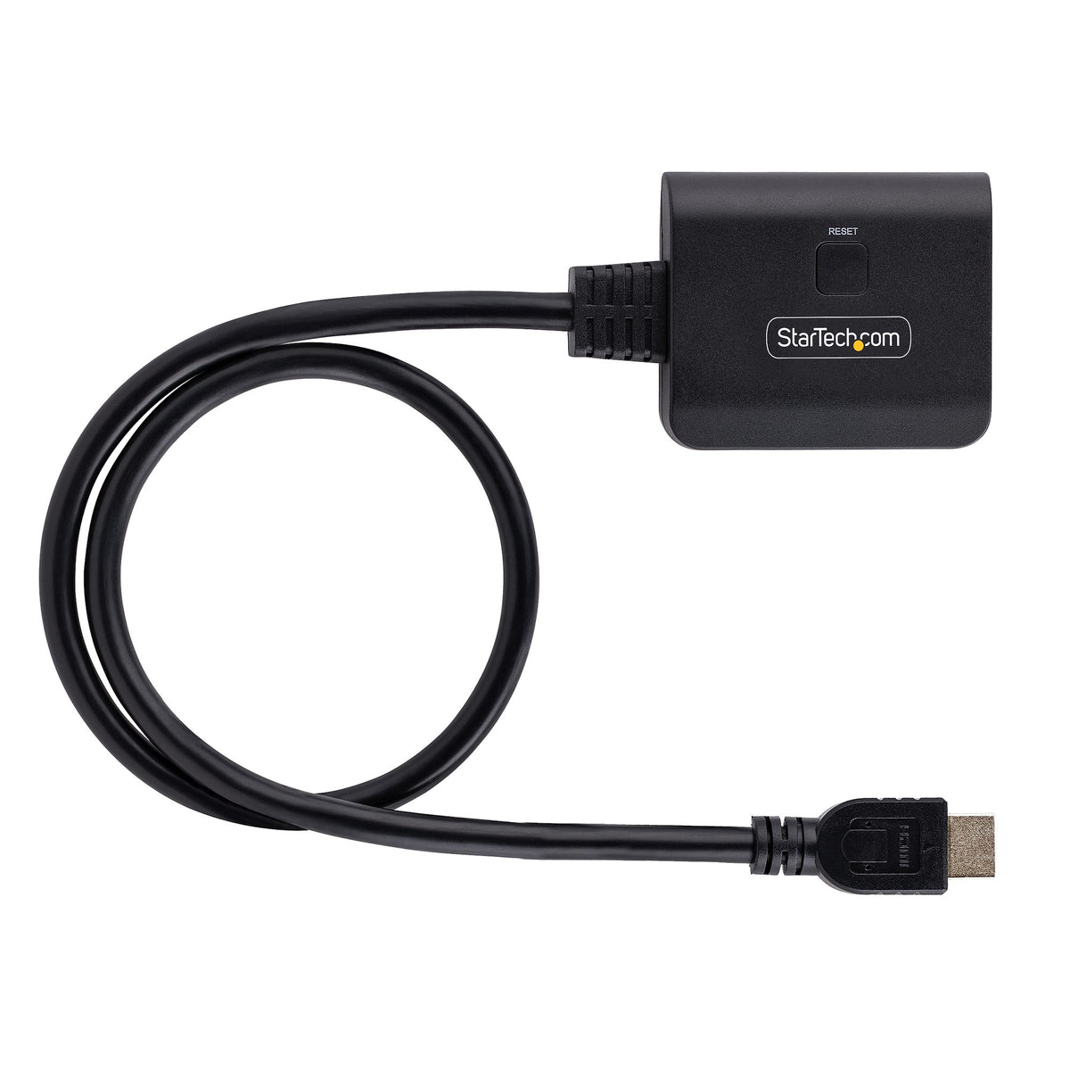 StarTech.com Répartiteur HDMI 2 Ports 4K 60Hz HDR HDCP avec Câble Intégré 50 cm