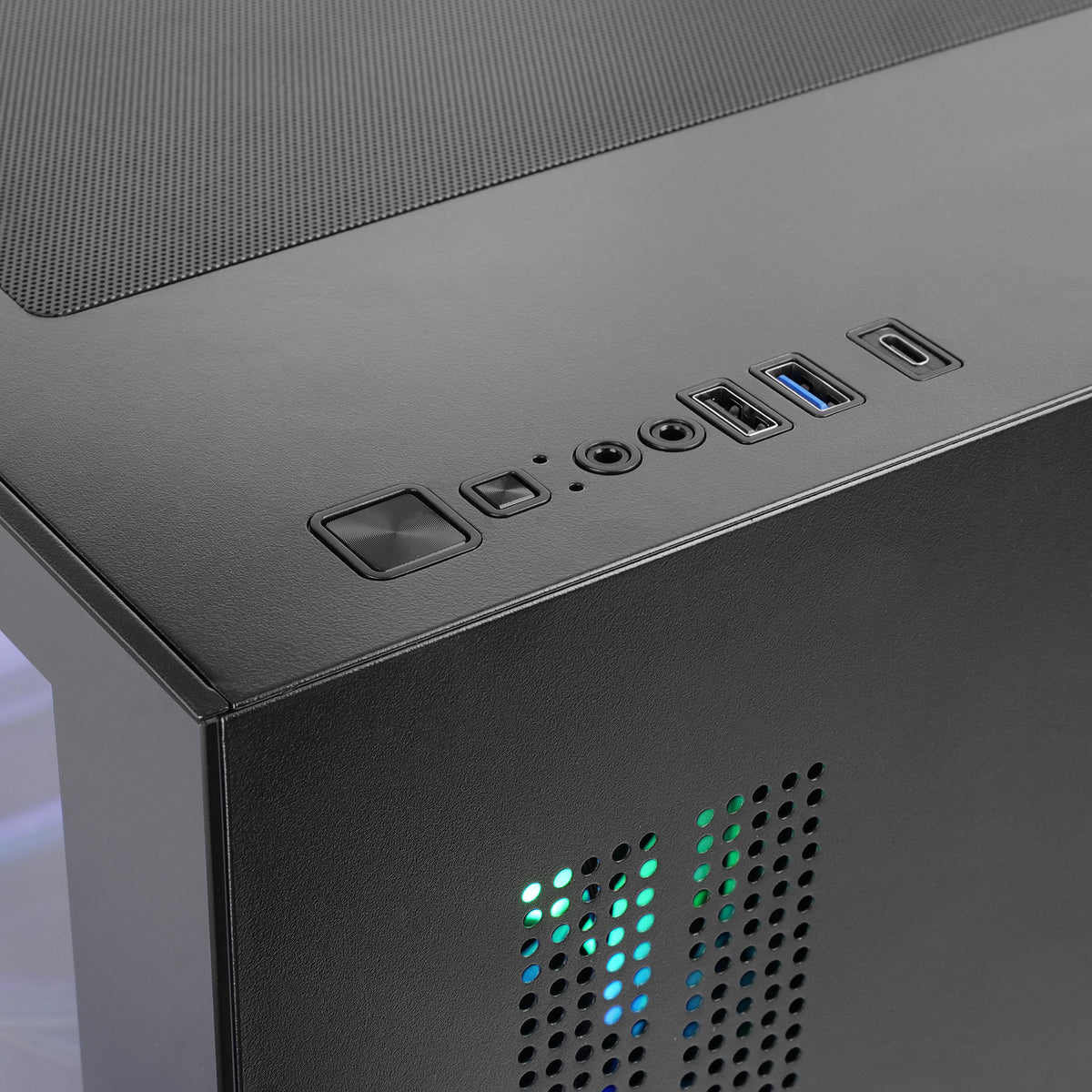 Mars Gaming MCVIEW3 unité centrale Mini Tower Noir - vue 5