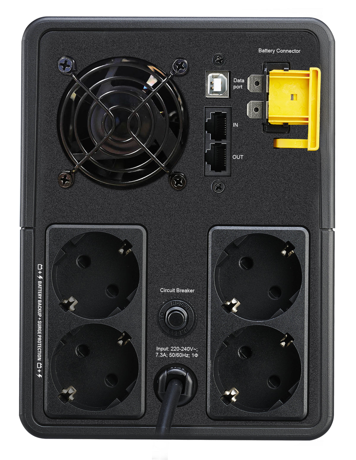 APC BX1600MI-GR Onduleur Line-Interactive 1,6 kVA 900 W, 4 Prises CA