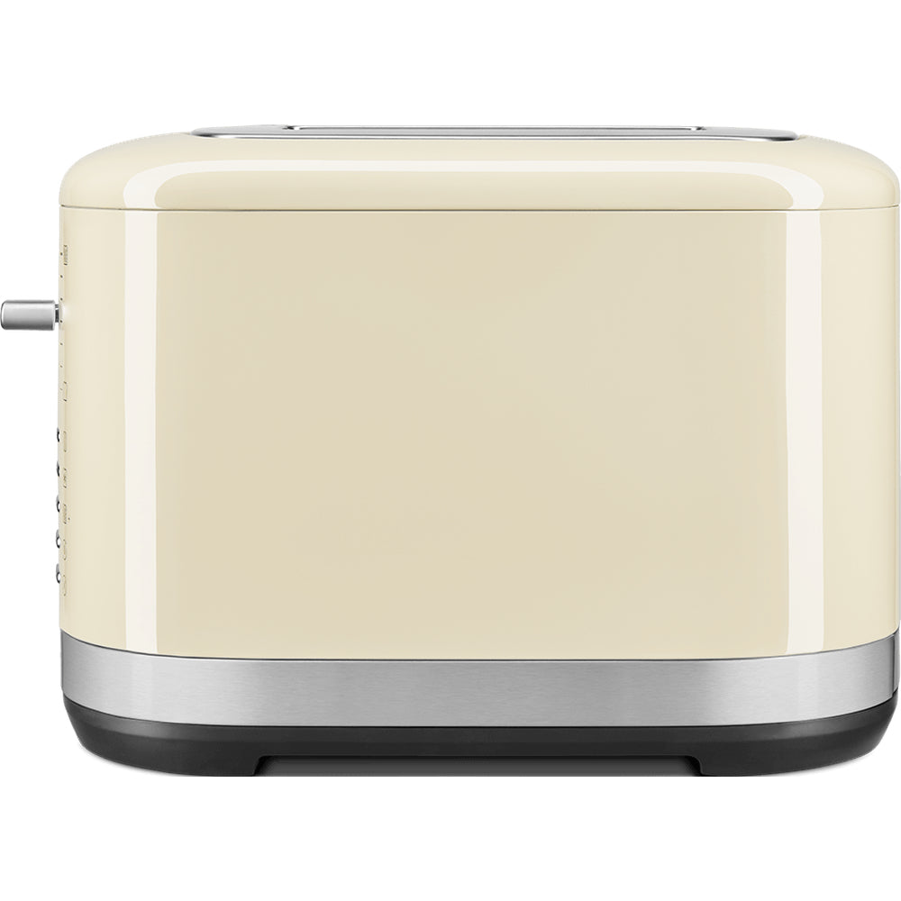 KitchenAid 5KMT2109EAC Grille-pain 2 Tranches 980 W, Noir, Crème, Acier Inoxydable