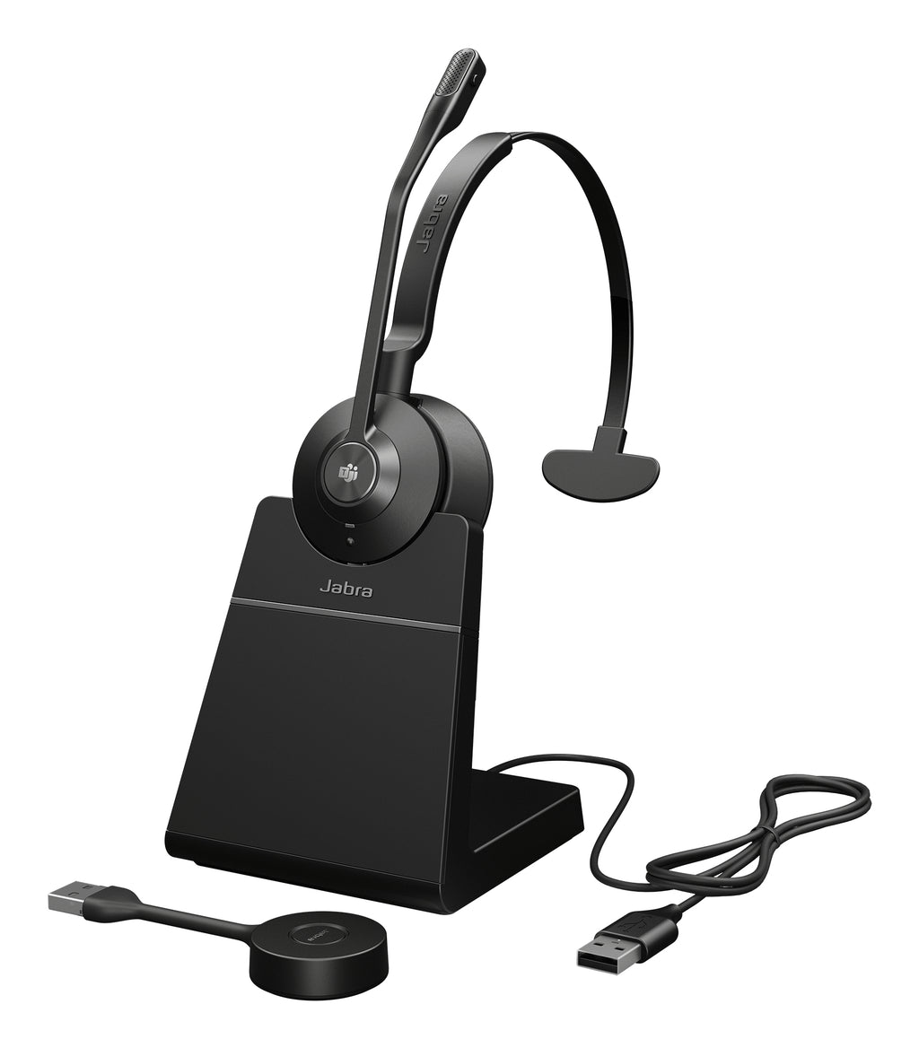 Jabra Engage 55 SE Casque Sans Fil pour Bureau et Centre d'Appels, Noir